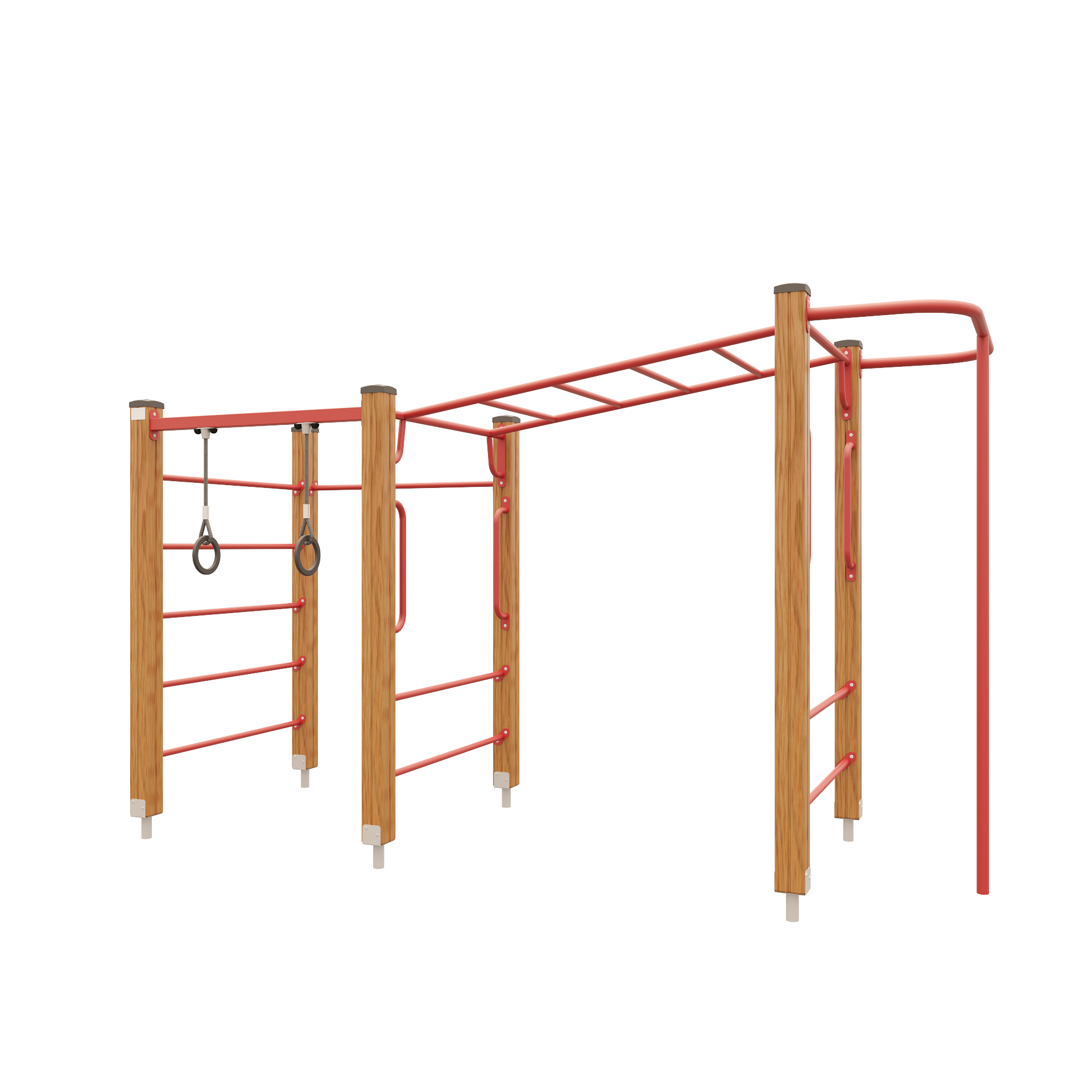 Гимнастический маршрут для площадки